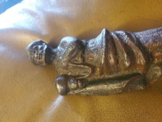 JAN BARBOGLIO CAST IRON NATIVITY WISE MAN LARGE HEAVY PAPERWEIGHT 6.  6 inches 3