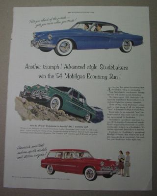 87 Ads - Studebaker Autos,  1912 - 1965 South Bend,  Indiana; Avanti; Big Group