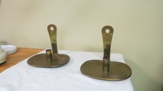 Virginia Metalcrafters Williamsburg Restoration Brass Candle Sconces Set Of 2