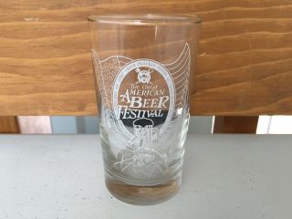 Gabf Vintage Great American Beer Festival 1989 Taste Tester Glass Denver,  Co