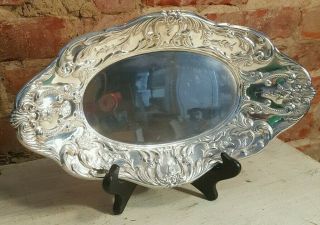 Wallace Grand Victorian Bread Basket Bowl Silverplated