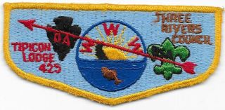 S1a Ff Tipicon Lodge 425 Order Of The Arrow Oa Flap Boy Scouts Of America Bsa