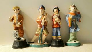 Vintage Ok Set Of 4 Figurines Made In Japan