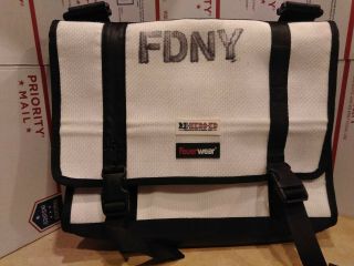 York City Fdny Bravest Limited Edition Fire Hose Messenger Laptop Bag Bike