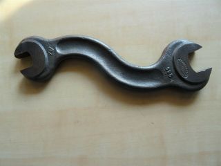 Vintage J H Williams 865 S Curve 1/2 " & 7/16 " Open End Wrench