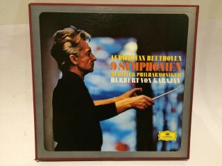 Karajan Beethoven 9 Symphonien,  Symphonies 8x Lp Box Set Ex,  /ex -,  2721 055 Vinyl
