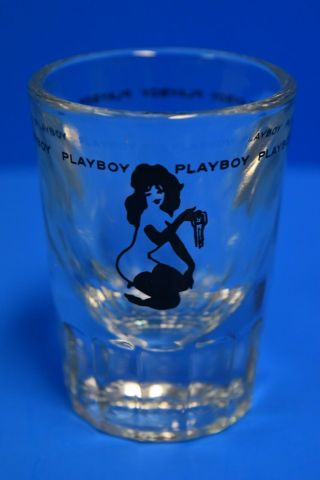 Vintage Playboy Bunny Double Shot Glass