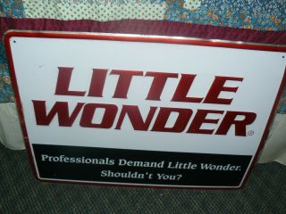 Little Wonder Mowers And Trimers Metal Sign 24 X 18 Ex
