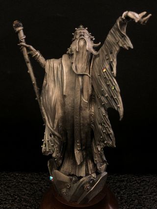 Vintage Perth Pewter Wind Wizard James Lane Casey Le 1266/2500 Retired Signed 86