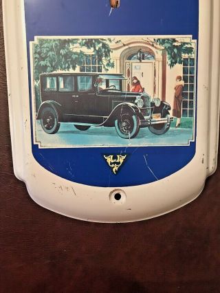 Vintage Metal Advertising Outdoor Thermometer - PACKARD MOTOR CARS 2