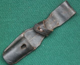 Wwii Ww2 German Army K98 Rifle Bayonet Leather Belt Frog