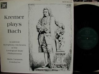 Gidon Kremer/bach E Major Violin Concerto; Sonata In E Minor Mhs Stereo
