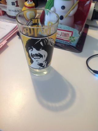 George Harrison Of The Beatles 1 - @ " Pint Drinking Glass Tumbler