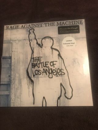 Rage Against The Machine Battle of Los Angeles Blue Wax Music on Vinyl 102/500 2