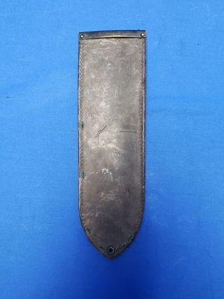 Vintage Wwii Ww2 Usmc Us Army Bolo Knife Leather Scabbard Sheath Boyt 42 1942