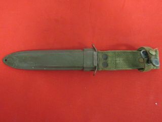 Wwii Us M8 Sheath For M3 Fighting Knife