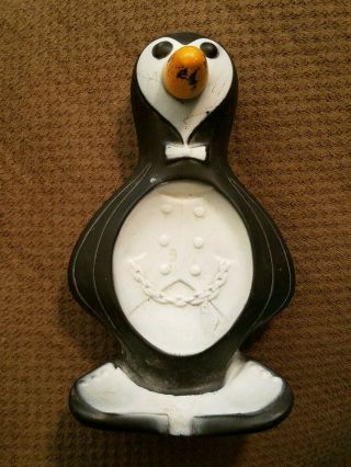 Vintage Floating Toy Perry Penguin Soap Dish Rubber Soap Dish Avon