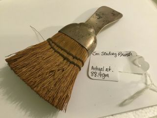 Antique Black Starr Gorham Sterling Silver Shoehorn Brush