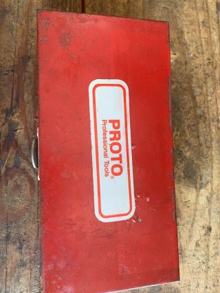 Vintage Proto Professional Tools Tool Box No.  4795 Collectible