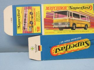 Matchbox Superfast 12B Setra Coach “G Box” Unfolded C10 2