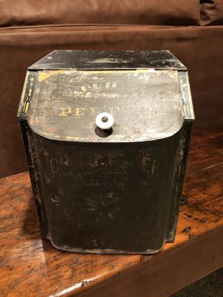 Antique - General Store Counter Display - Pepper Tin