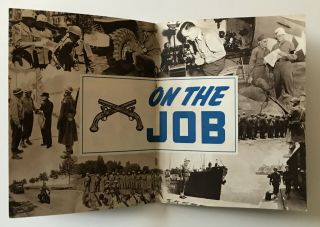 WWII 1945 THE STORY OF THE CORPS OF MILITARY POLICE PHOTO ILLUS MP HISTORY BOOK 3