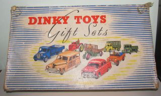 Meccano Dinky Toys Box Lid For No.  2 Commercial Vehicles Gift Set
