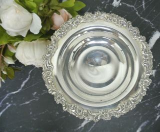 Vintage Reed & Barton Burgundy Silverplate Small Compote 3