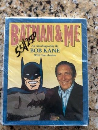 Batman & Me Signed By Bob Kane Limited Edition Of 2500 1989 Hc