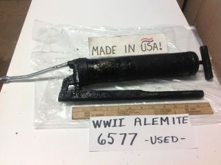 Alemite Grease Gun For G503 Us Army Wwii Ford Gpw Willys Jeep