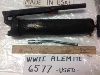 Alemite Grease Gun for G503 US Army WWII Ford GPW Willys Jeep 2