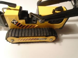 Vintage Tonka Yellow Metal Trencher Bulldozer Backhoe Construction Truck Toy T