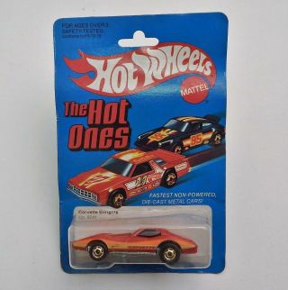 Vintage 1981 Mattel Hot Wheels Corvette Stingray No 9241 The Hot Ones Nos