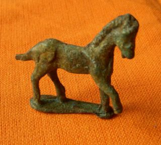 A39.  Roman Style Bronze Figure Of Horse.