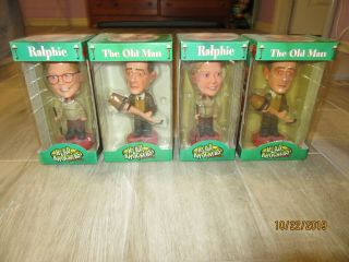 Neca Head Knockers A Christmas Story Ralphie & The Old Man Bobble Heads Set Of 4