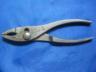 Vintage Cee Tee Co.  Crescent Usa Slip Joint Pliers 6.  5 "