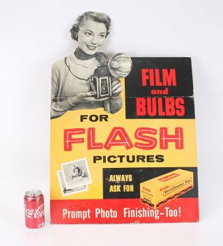 Kodak Sign For Flash Photography,  About 30.  5 Inches Tall/cks/211770