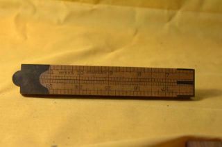 Stanley No.  53 1/2 Boxwood 4 Fold 24 Inches.  Architects Ruler