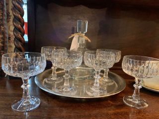 X6 Vintage 1930’s Zweisel Champagne Glasses