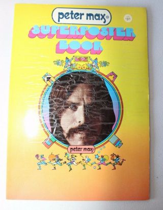 1971 Peter Max Poster Book Crown Publishers