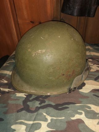 US M1 Steel Helmet Rear Seam Shell WW2 Korean Korea Vietnam War US Army USMC 2