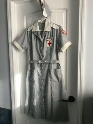 Wwii American Red Cross Uniform With Hat 1940’s/50’s Mercantile Uniform York
