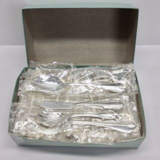 Oneida King James Silver Plate 52 Pc 1881 Rogers Service For 8 Flatware