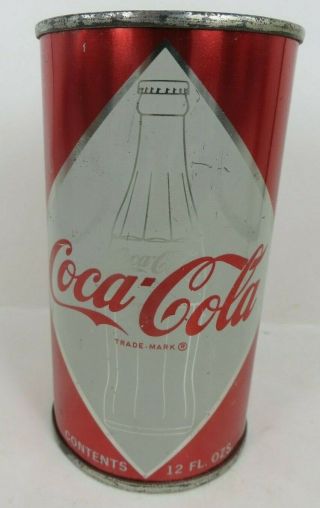 Coca Cola Early Diamond Soda Pop Can Bottle Image Bank Salt Lake City Utah 12 Oz