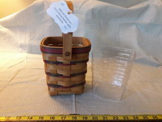 Longaberger 1995 All American Carry Along Basket With Protector