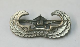 Wwii Us Army Airborne Glider Wings Insignia Pin Back Sterling