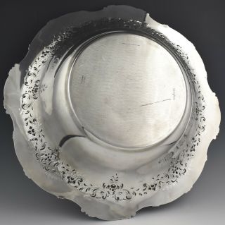 12” Ornate Gorham Sterling Silver Serving Bowl - KH21 574g Not Scrap 2