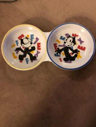 Rare Vintage 20s Felix The Cat Dish/bowl Double For Water/food