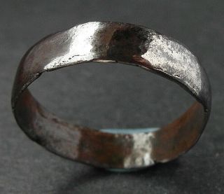 A Medieval Bronze Paupers Wedding Ring - Wearable