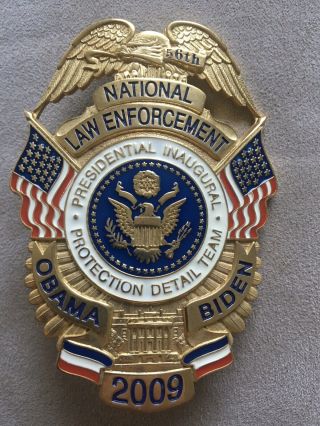 2009 National Law Enforcement Inauguration Badge